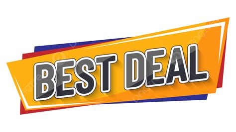 Best Deal Wide Banner Best Deal Best Deal Png And Vector With