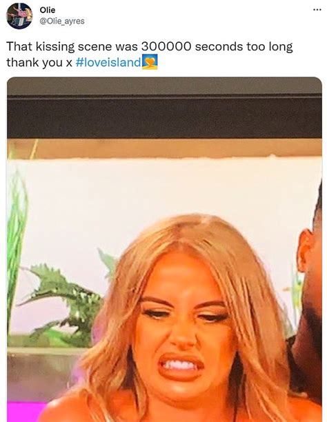 Love Island Fans Left Disgusted By Loud Noises After Tom And Zara Share First Snog Sound