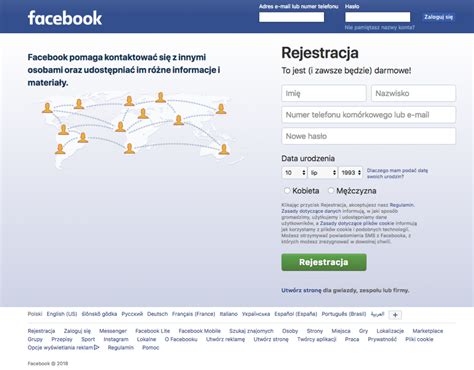 Facebook Logowanie Rejestracja Jak Założyć Konto Na Facebooku