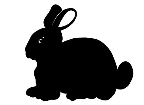 Bunny Silhouette Clip Art Clipart Best