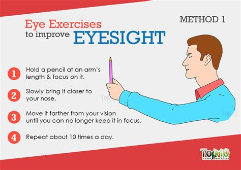 Pencil Focus Eye Exercises To Improve Eyesight Improveeyesighthealth