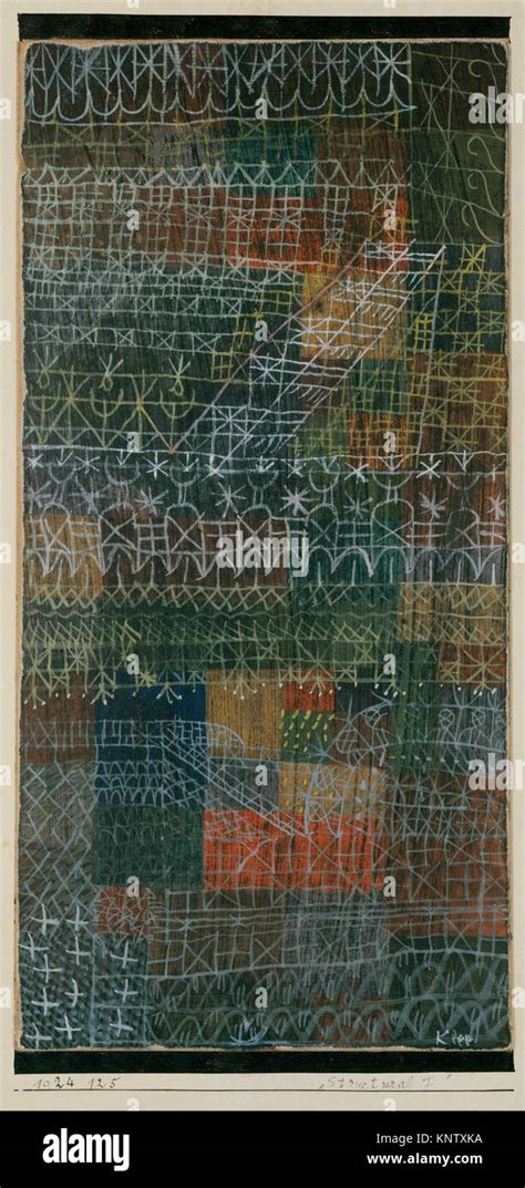 Structural I Artist Paul Klee German Born Switzerland