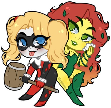 Harley And Ivy By Sketchcee On Deviantart