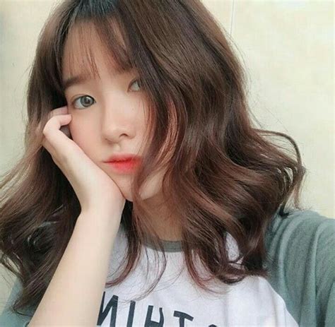 Korean Girl Icons Tumblr Ulzzang Curly Hair Styles T C P