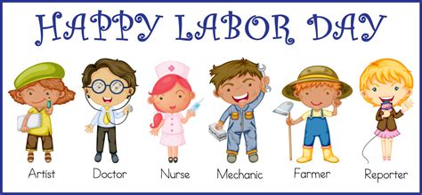 Happy Labor Day Clipart Free Image Download