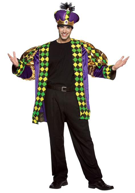 Mens King Of Mardi Gras Costume Mardi Gras Outfits For Adults