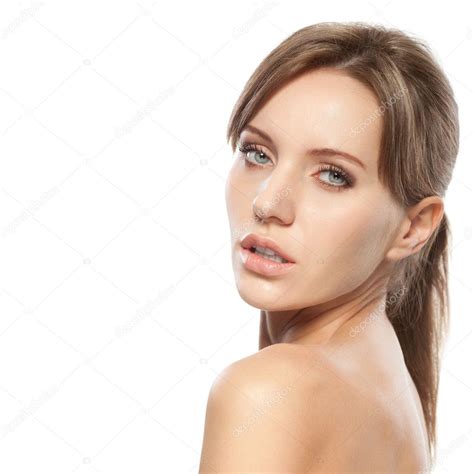 Beautiful Woman Face — Stock Photo © Chesterf 5833741