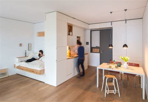 Idesignarch — Micro Studio Apartment With Built In Natural Wood