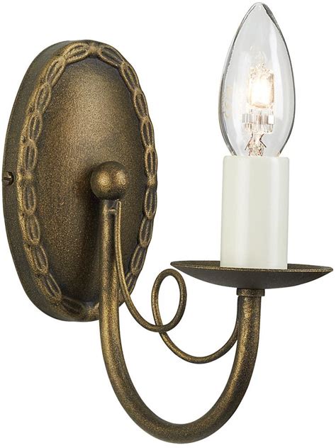 3d viewer is not available. Minster Black And Gold Traditional 1 Arm Gothic Wall Light MN1/BLK/GLD