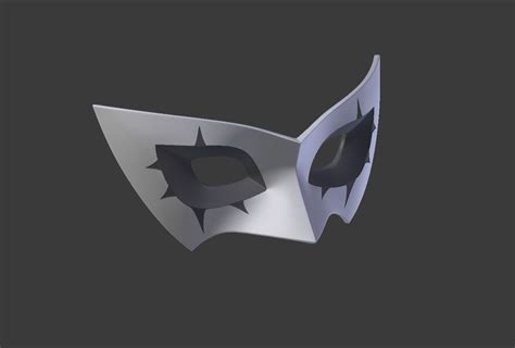 Archivo Stl Persona 5 Joker Máscara 3d Modelo De Impresión・objeto De