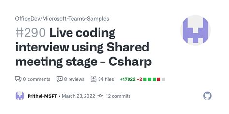 Live Coding Interview Using Shared Meeting Stage Csharp By Prithvi