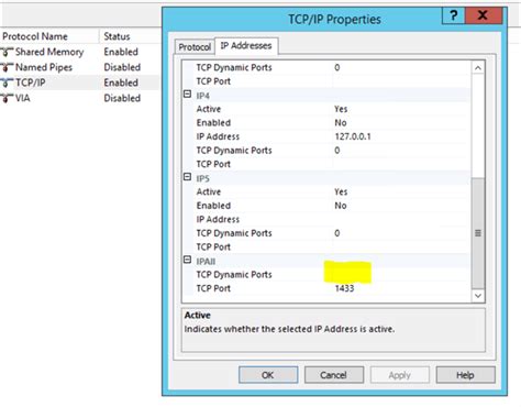 Remove Dynamic Port Configuration From A SQL Server Instance