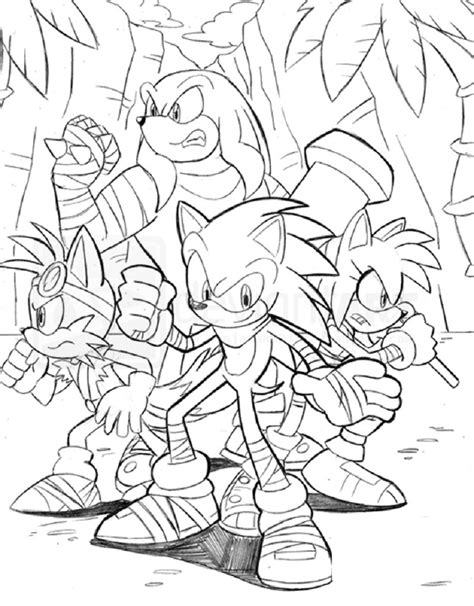 Mobilesticks Sonic Boom Coloring Pages Printable Coloring Pages