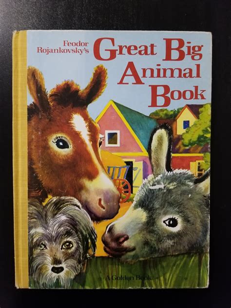 Vintage Book Feodor Rojankovskys Great Big Animal Book Etsy