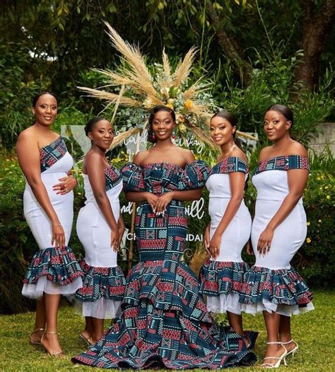 African Print Wedding Dress African Bridal Dress African Bridesmaid Dresses African Party