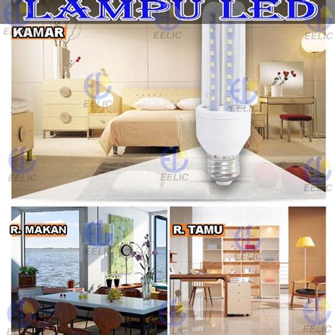 Jual Eelic Lau Lampu Led Cahaya Putih Cahaya Terang Bohlam Lampu