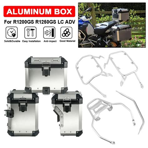 Alforjas De Aluminio Para Maletero De Motocicleta Portaequipajes Para