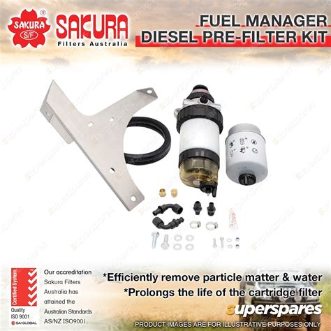Fuel Manager Diesel Pre Filter Kit For Mitsubishi Triton Ml Mn