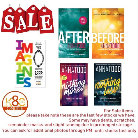 Anna Todd Books Imagines After Before Nothing More Nothing Less