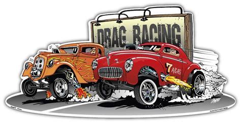 Shootout Drag Racing Embossed Metal Sign 33 X 15 Lqqk