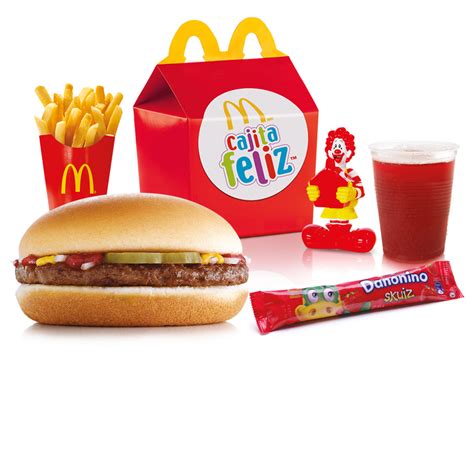 McDonalds Combos Cajita Feliz Hamburguesa McDonalds