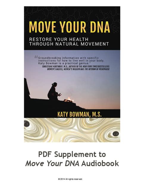 Move Your DNA Audiobook: PDF Supplement to