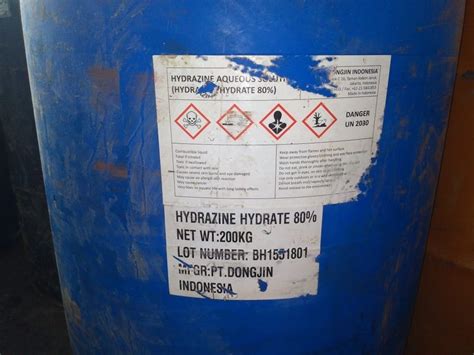 Hydrazine Hydrate 80 For Industrial Packaging Type Drum At Rs 365