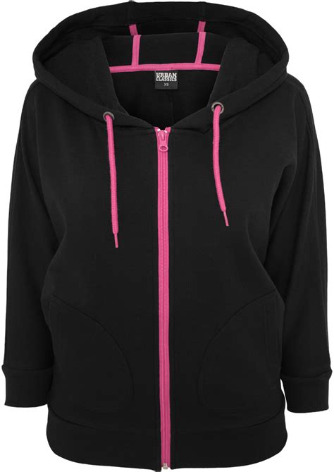 Shop our range of zip hoodies & sweatshirts in plain styles or with half & side zips in a variety of colours. Urban Classics Ladies Bat / Sleeve Damen Zip Hoodie ...