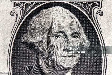 Us One Dollar Bill Closeup Macro 1 Usd Banknote George Washington