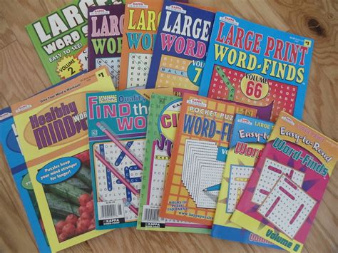 Wholesale Lot of word find puzzle books new large print - Other
