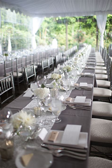 Gray And White Kings Table Wedding Planning By Simply Wed