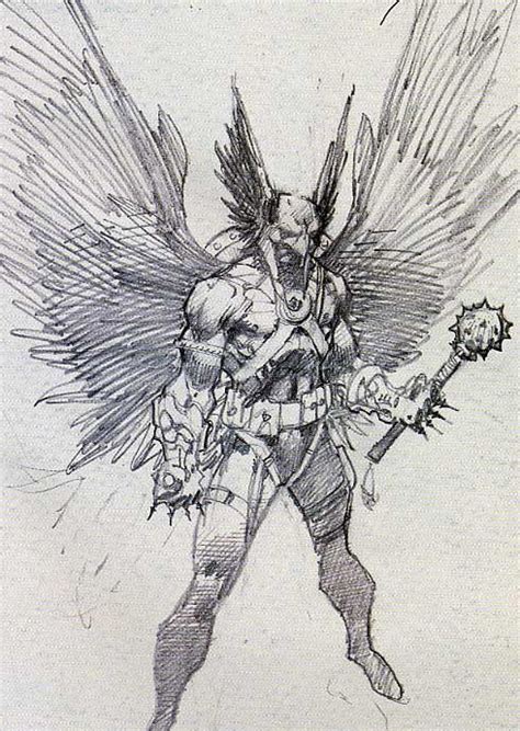 Hawkman By Jim Lee Comic Art Sketch Jim Lee Art Jim Lee
