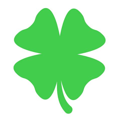 Four Leaf Clover Silhouette Png