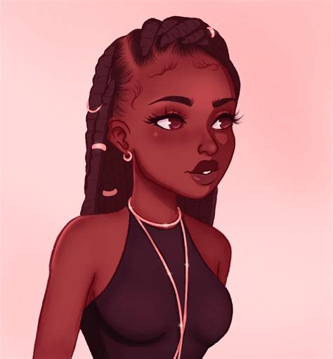 black cartoon characters black girl cartoon girls cartoon art cartoon art styles anime art