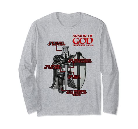 Armor Of God Ephesians 610 18 Christian Long Sleeve Shirt