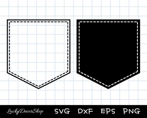 Pocket Svg Pocket Design Shirt Pocket Svg Cut File Svg Etsy