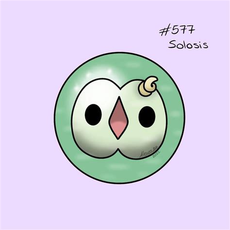 Pokemon 577 Solosis By Alexozart On Deviantart