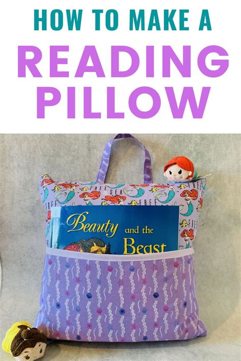 How To Make A Reading Pillow Diy Sewing Ts Sewing Projects For