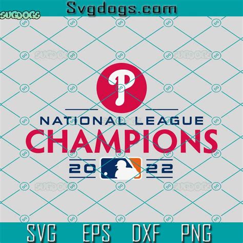 National League Champions 2022 Svg Phillies Nlcs Champions Svg