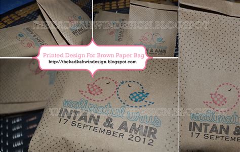 Paper bag printing murah malaysia. By Auni the Designer: Brown Paper bag murah code : Printed ...