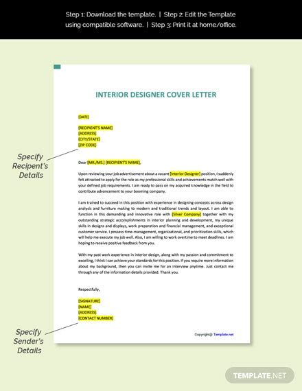 Cover Letter For Interior Design Job Sample 89 Cover Letter Samples