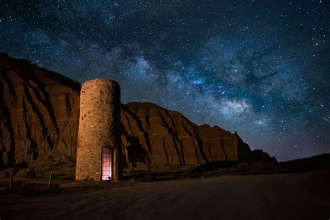 Cathedral Gorge State Park Nevada Night Sky Images Gallery