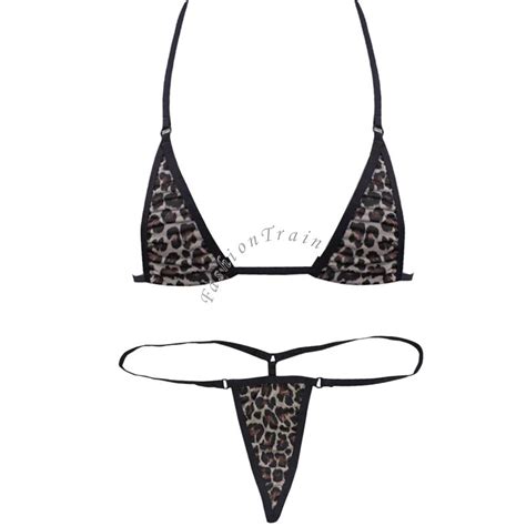 women sexy micro thong g string brazilian mini top bra bottom bikini swimwear ebay