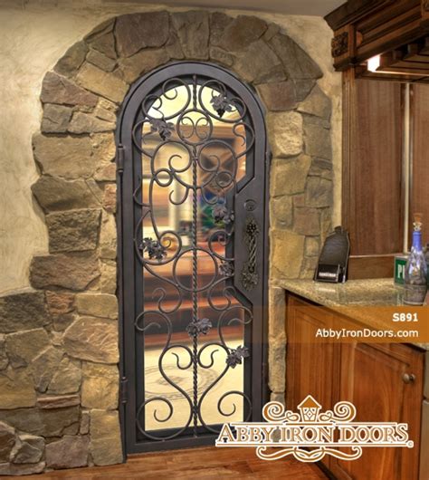 Bunyard Single Iron Wine Cellar Door Exclusive Iron Doors
