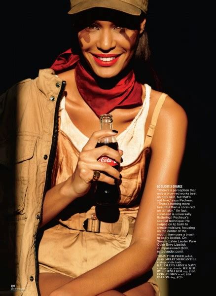 puerto rican fashion model joan smalls ‘red alert editorial for glamour magazine donovan