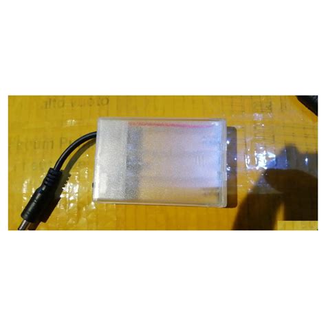 DIY Laser Lighting Battery Holder Box With Switch Lead Transparent