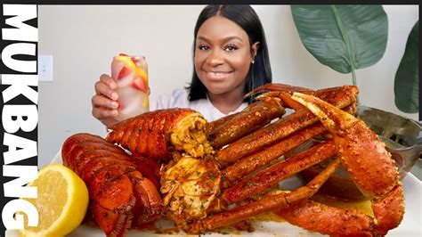 Giant Crab Legs 2x Spicy Lobster Tails Story Time Youtube