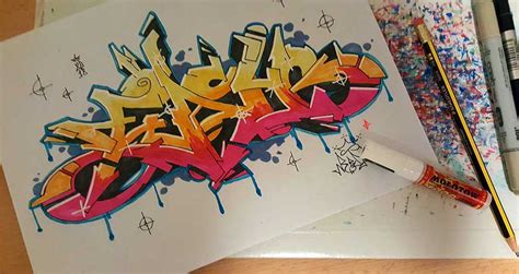 Graffiti drawings are the way to learn to create. Graffiti Sketch "Easy" | Graffiti Empire