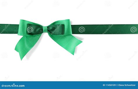 Green Bow Stock Image Image Of Knot Path Space Copy 11450109