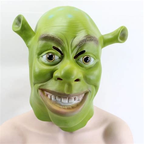 Green Swamp Ogre Shrek Costume Licensed Shrek Dress Up For Men